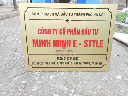 Làm Biển Công Ty, Địa Chỉ Kinh Doanh Giá Rẻ